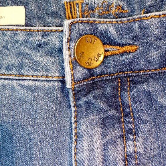 Kut from the Kloth Jeans 16W CONNIE Cropped Skinny Ankle Stretch Med Wash - Picture 5 of 14